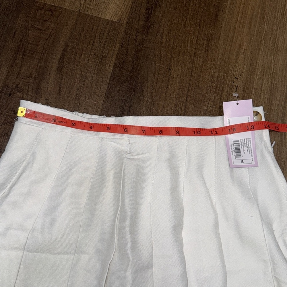 NWT Target Wild Fable Pleated White Mini Tennis Skirt - Picture 6 of 9